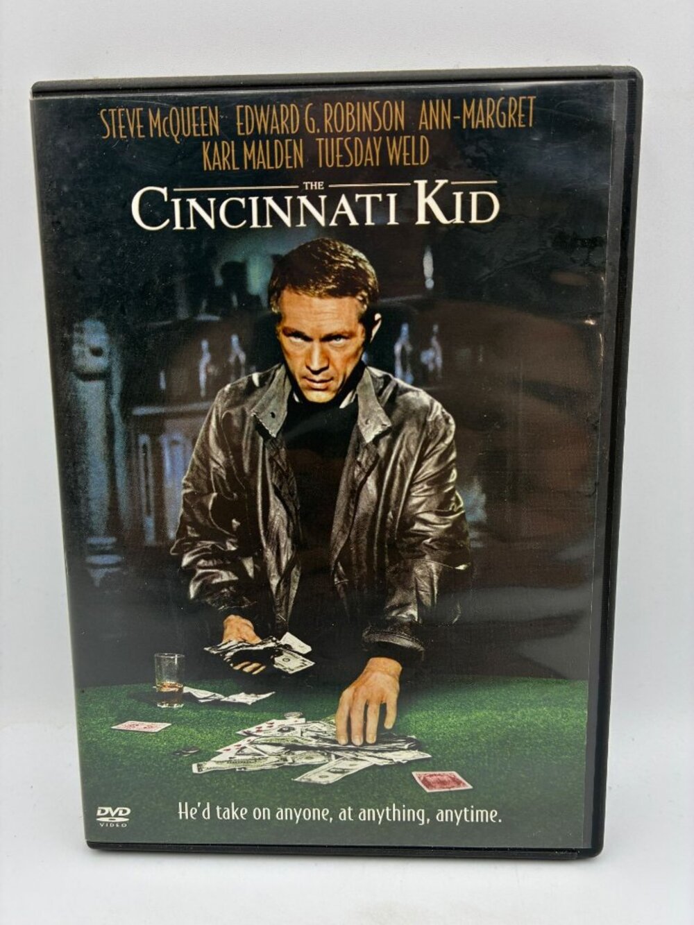 The Cincinnati Kid DVD 1965 Steve McQueen MGM Widescreen Not Rated 102 Min Drama
